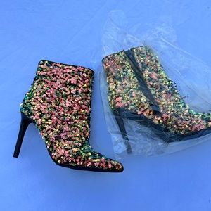 I.N.C. INTERNATIONAL CONCEPTS — Gorgeous Sequin Women's Reisa Dress Booties